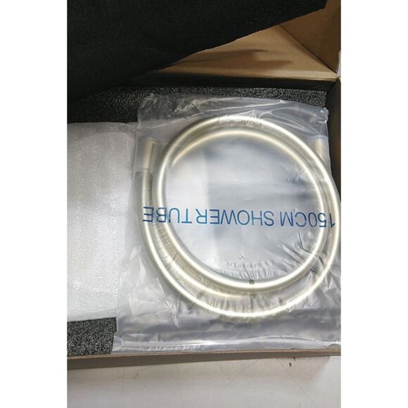 Wall-Mounted Bathtub Faucet Handheld Shower High Flow 360 Swivel Brushed Gold - Picture 2 of 4